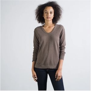 Everlane U-neck Seed Stitch Sweater▫️SZ XS